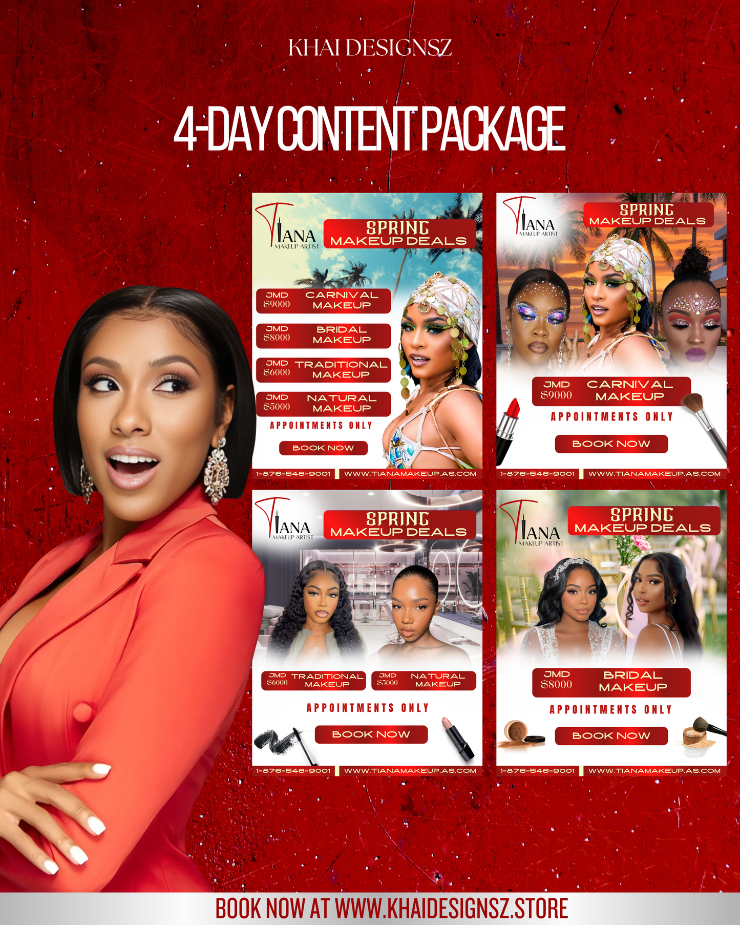 4 Day Social Media Content Package