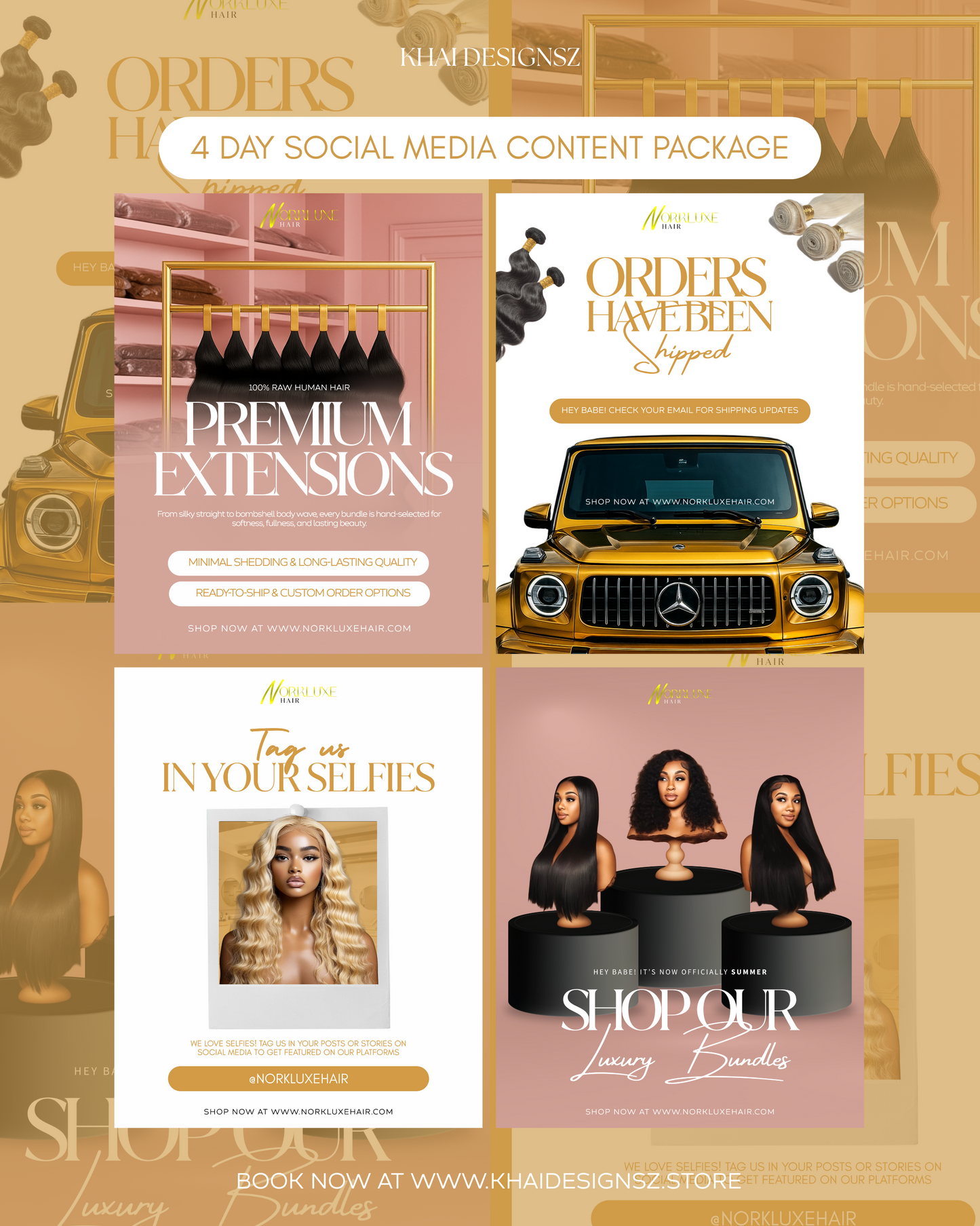 4 Day Social Media Content Package