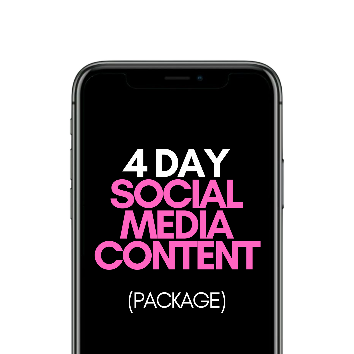 4 Day Social Media Content Package