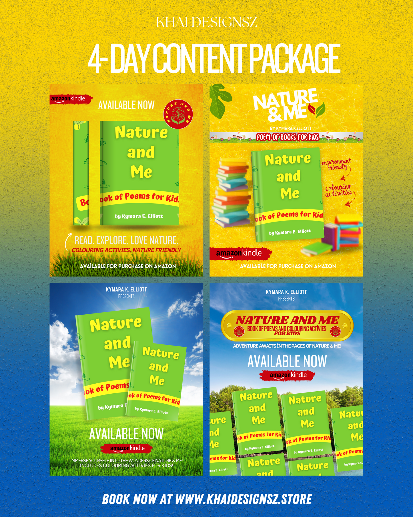 4 Day Social Media Content Package