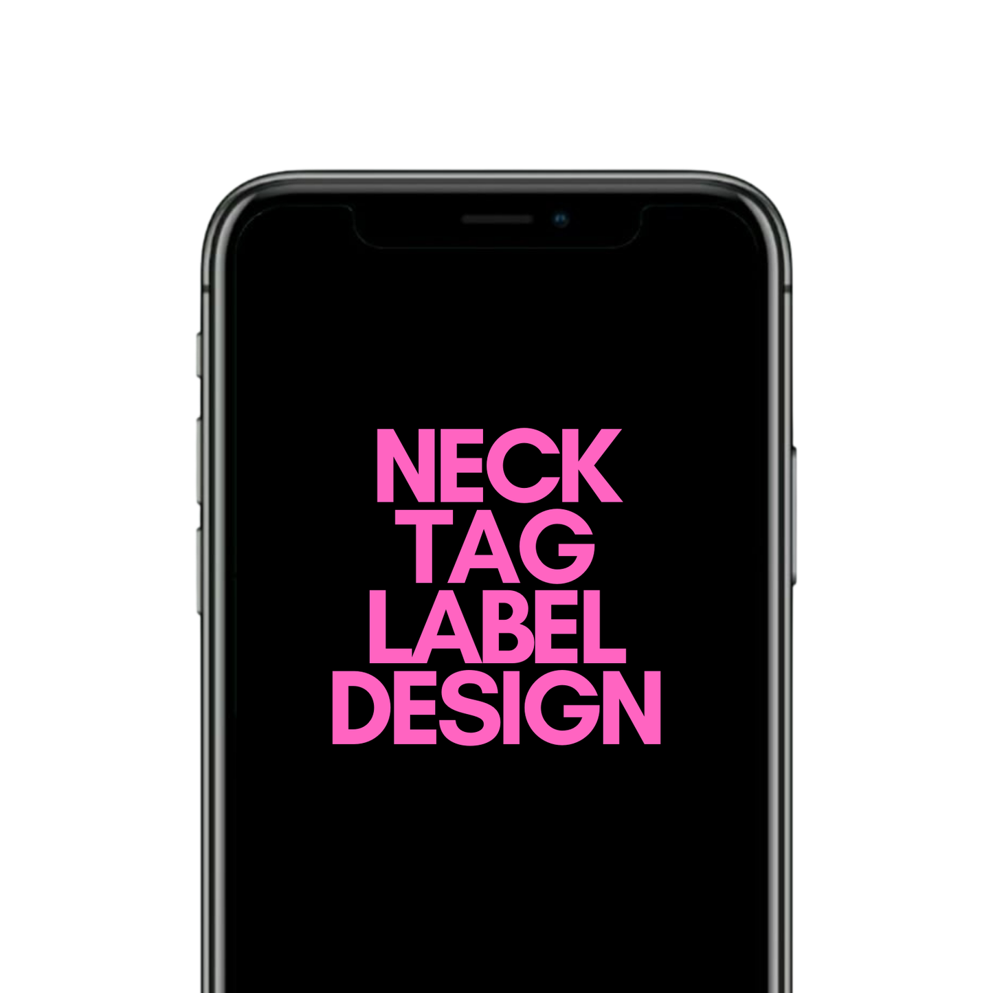 Neck Tag Label Design