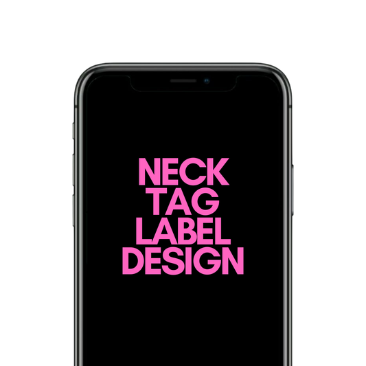 Neck Tag Label Design
